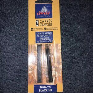 Conte Crayons Black HB 2-Count Package